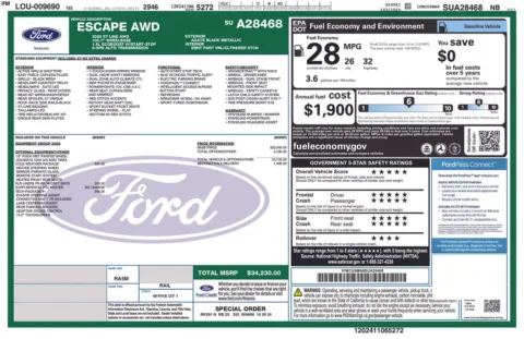 Photos of 2025 Ford Escape ST-Line for sale in Plainwell, MI at Zeigler Ford of Plainwell
