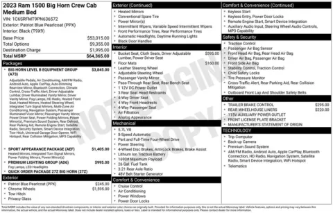 Photos of 2023 Ram 1500 Big Horn/Lone Star for sale in Plainwell, MI at Zeigler Ford of Plainwell
