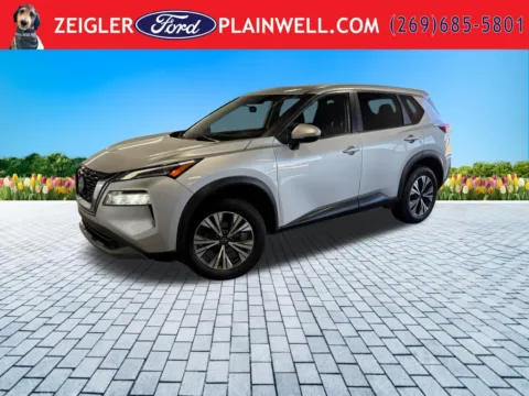 Silver 2022 Nissan Rogue SV for sale in Plainwell, MI