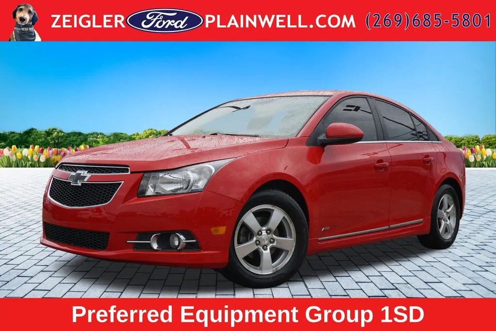 Red 2013 Chevrolet Cruze 1LT for sale in Plainwell, MI