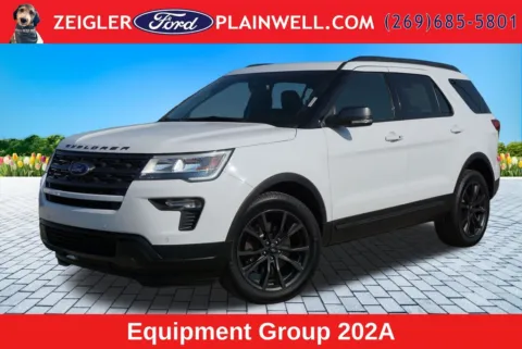 White 2018 Ford Explorer XLT for sale in Plainwell, MI
