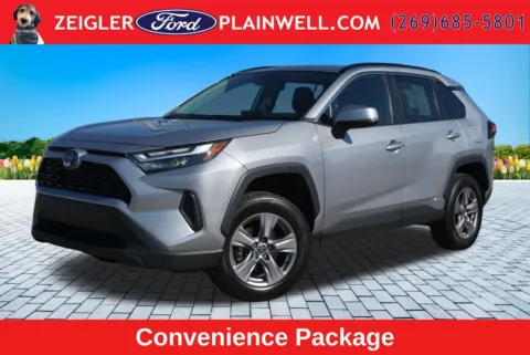 Silver 2022 Toyota RAV4 Hybrid XLE for sale in Plainwell, MI