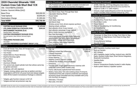 Photos of 2020 Chevrolet Silverado 1500 Custom for sale in Plainwell, MI at Zeigler Ford of Plainwell