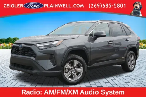 Gray 2023 Toyota RAV4 Hybrid LE for sale in Plainwell, MI