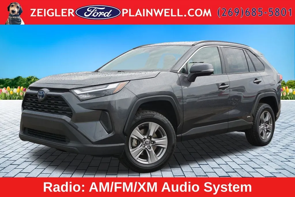 Gray 2023 Toyota RAV4 Hybrid LE for sale in Plainwell, MI