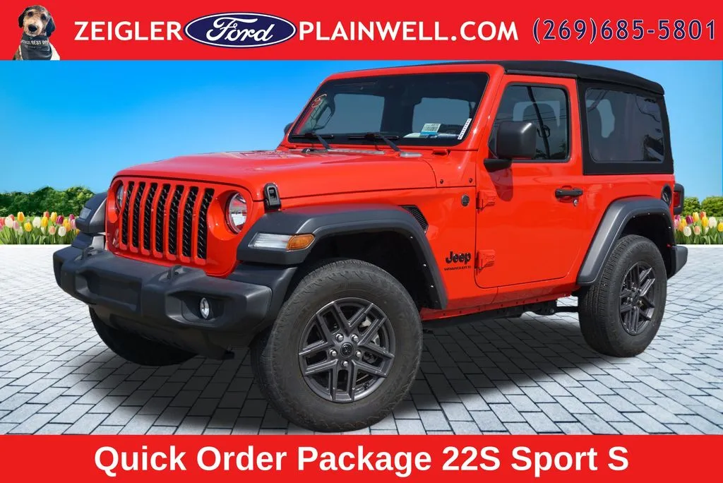 Red 2024 Jeep Wrangler Sport S for sale in Plainwell, MI