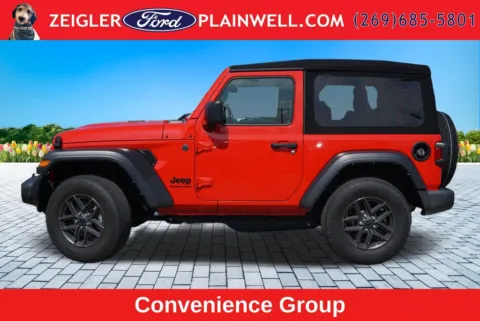 Photos of 2024 Jeep Wrangler Sport S for sale in Plainwell, MI at Zeigler Ford of Plainwell