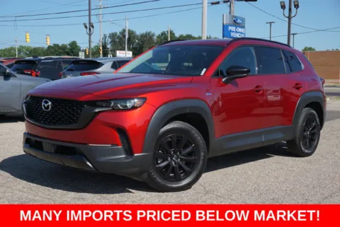 Red 2025 Mazda CX-50 Hybrid Premium for sale in Plainwell, MI
