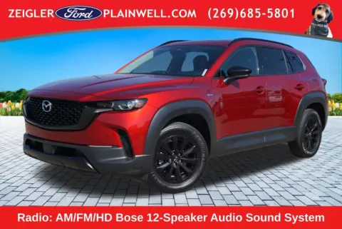 Red 2025 Mazda CX-50 Hybrid Premium for sale in Plainwell, MI