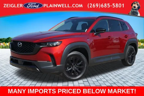 Red 2025 Mazda CX-50 Hybrid Premium for sale in Plainwell, MI