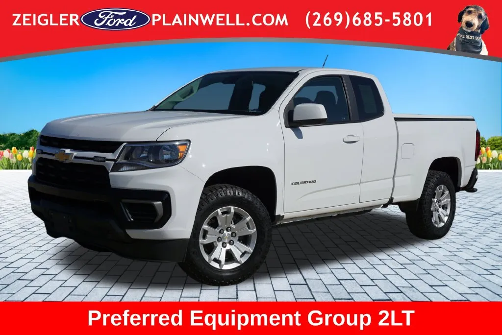 White 2022 Chevrolet Colorado LT for sale in Plainwell, MI