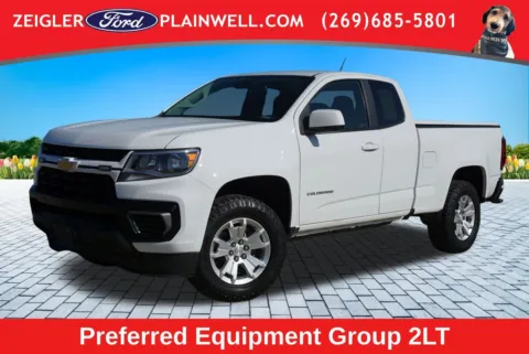 White 2022 Chevrolet Colorado LT for sale in Plainwell, MI