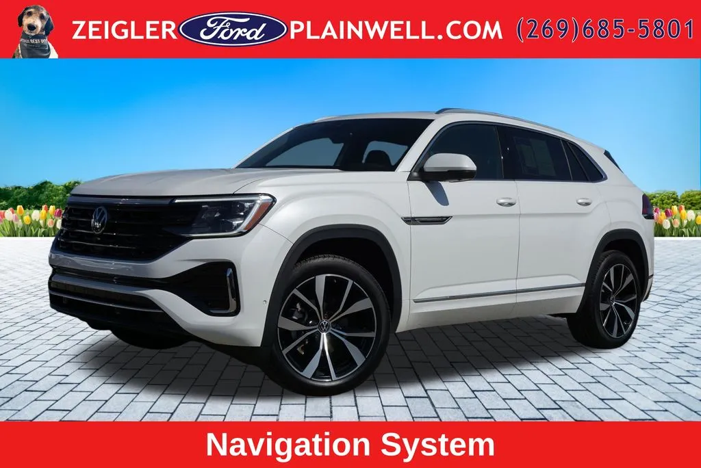 White 2025 Volkswagen Atlas Cross Sport 2.0T SEL Premium R-Line for sale in Plainwell, MI