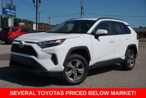 White 2024 Toyota RAV4 Hybrid XLE for sale in Plainwell, MI