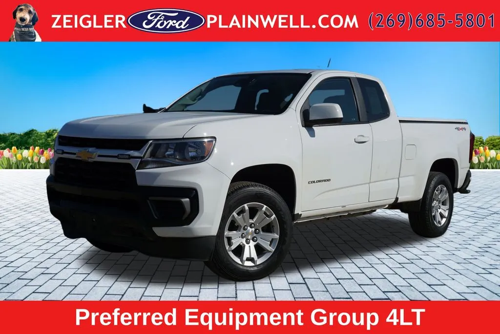 White 2022 Chevrolet Colorado LT for sale in Plainwell, MI
