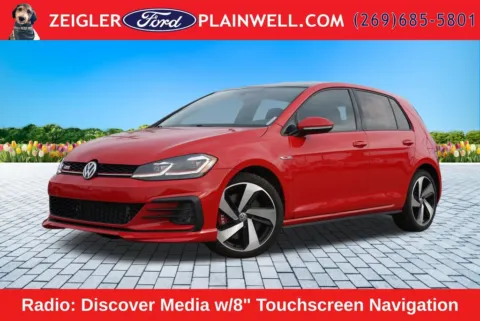 Red 2020 Volkswagen Golf GTI 2.0T SE for sale in Plainwell, MI