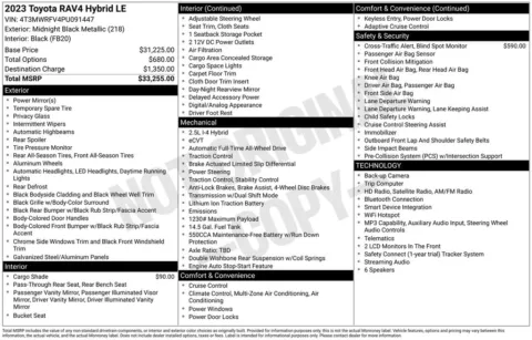 Photos of 2023 Toyota RAV4 Hybrid LE for sale in Plainwell, MI at Zeigler Ford of Plainwell