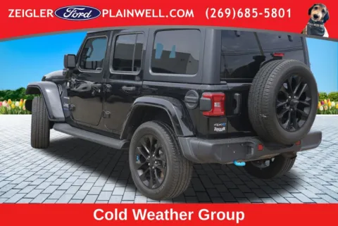 Another view of 2023 Jeep Wrangler Sahara 4xe for sale in Plainwell, MI at Zeigler Ford of Plainwell