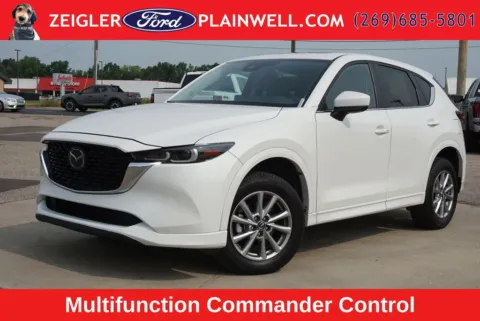 White 2025 Mazda CX-5 2.5 S Preferred Package for sale in Plainwell, MI