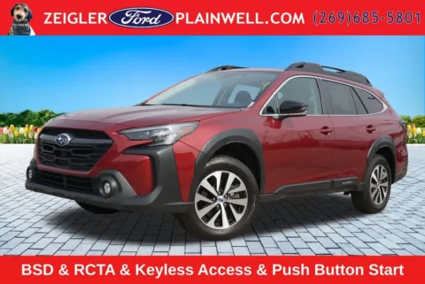 Red 2023 Subaru Outback Premium for sale in Plainwell, MI