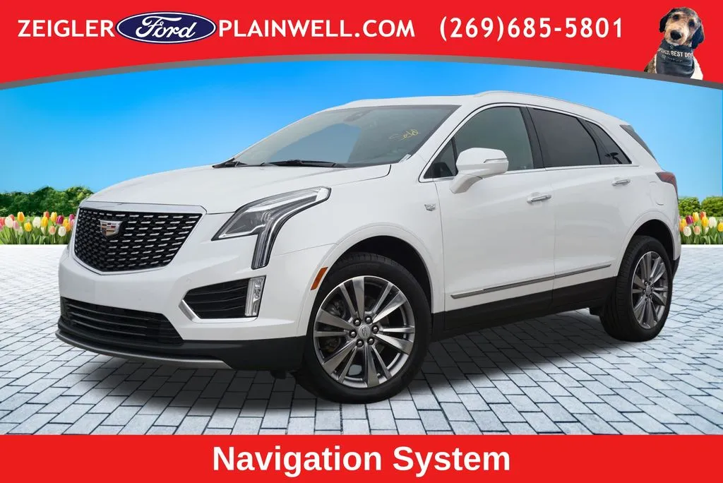 White 2024 Cadillac XT5 Premium Luxury for sale in Plainwell, MI