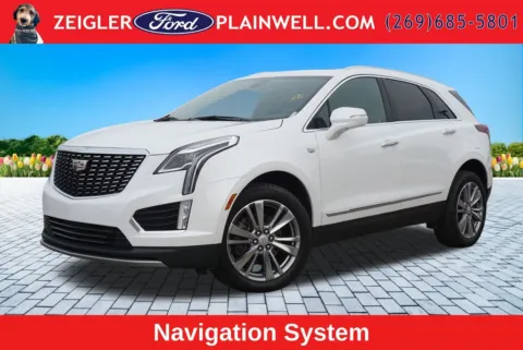 White 2024 Cadillac XT5 Premium Luxury for sale in Plainwell, MI