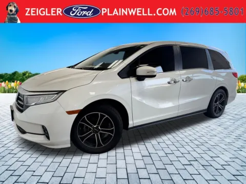 White 2021 Honda Odyssey EX-L for sale in Plainwell, MI