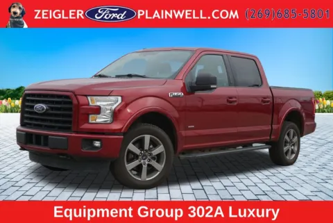 Red 2016 Ford F-150 XLT for sale in Plainwell, MI