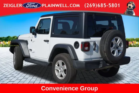 Another view of 2022 Jeep Wrangler Sport S for sale in Plainwell, MI at Zeigler Ford of Plainwell