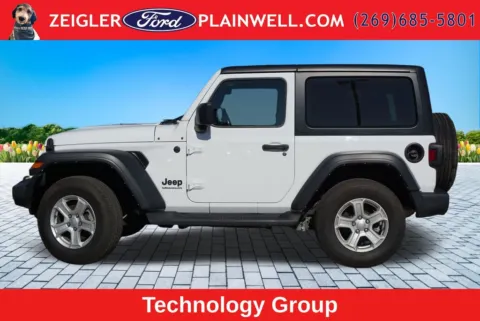 Photos of 2022 Jeep Wrangler Sport S for sale in Plainwell, MI at Zeigler Ford of Plainwell
