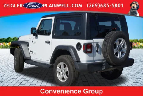 Another view of 2022 Jeep Wrangler Sport S for sale in Plainwell, MI at Zeigler Ford of Plainwell