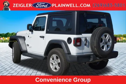 Another view of 2022 Jeep Wrangler Sport S for sale in Plainwell, MI at Zeigler Ford of Plainwell