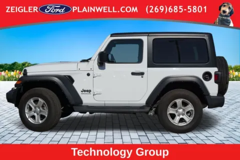 Photos of 2022 Jeep Wrangler Sport S for sale in Plainwell, MI at Zeigler Ford of Plainwell