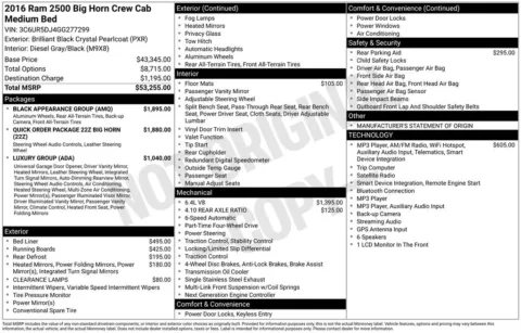 Photos of 2016 Ram 2500 Big Horn for sale in Plainwell, MI at Zeigler Ford of Plainwell