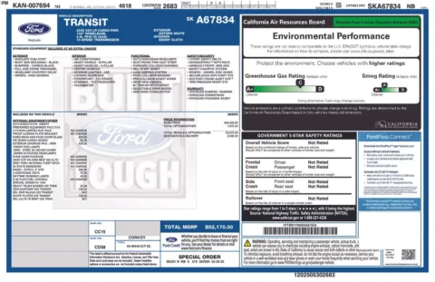 Photos of 2025 Ford Transit-250 for sale in Plainwell, MI at Zeigler Ford of Plainwell