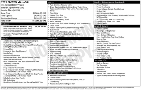Photos of 2025 BMW X4 xDrive30i for sale in Plainwell, MI at Zeigler Ford of Plainwell