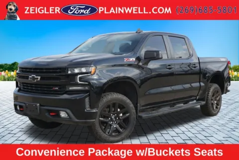 Black 2021 Chevrolet Silverado 1500 LT Trail Boss for sale in Plainwell, MI