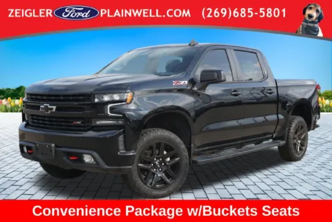 Black 2021 Chevrolet Silverado 1500 LT Trail Boss for sale in Plainwell, MI