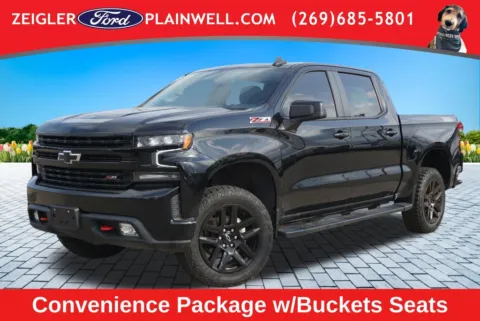 Black 2021 Chevrolet Silverado 1500 LT Trail Boss for sale in Plainwell, MI