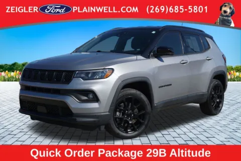 Silver 2023 Jeep Compass Latitude for sale in Plainwell, MI