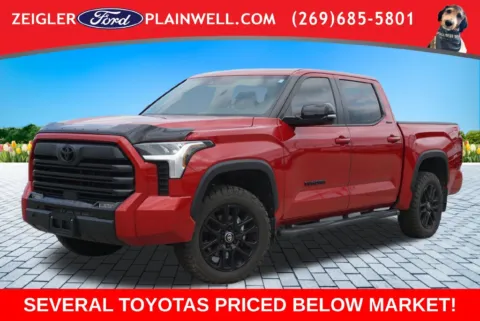 Red 2025 Toyota Tundra Limited for sale in Plainwell, MI