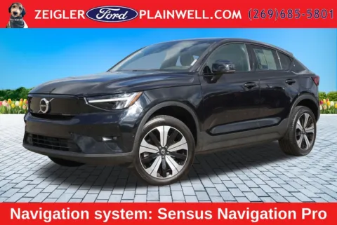 Black 2023 Volvo C40 Recharge Pure Electric Twin Plus for sale in Plainwell, MI