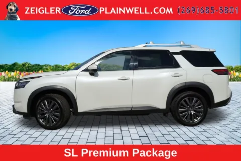 Photos of 2023 Nissan Pathfinder SL for sale in Plainwell, MI at Zeigler Ford of Plainwell
