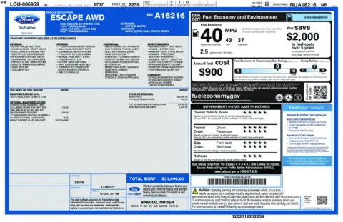 Photos of 2022 Ford Escape Hybrid SE for sale in Plainwell, MI at Zeigler Ford of Plainwell