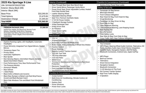 Photos of 2025 Kia Sportage X-Line for sale in Plainwell, MI at Zeigler Ford of Plainwell