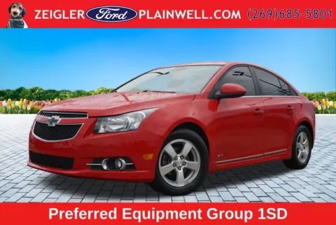 Red 2013 Chevrolet Cruze 1LT for sale in Plainwell, MI