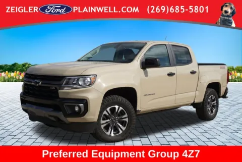 Beige 2022 Chevrolet Colorado Z71 for sale in Plainwell, MI