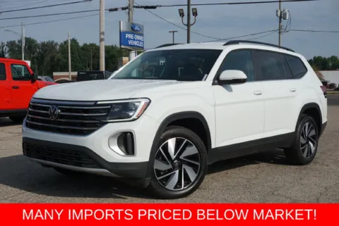 White 2025 Volkswagen Atlas 2.0T SE w/Technology for sale in Plainwell, MI