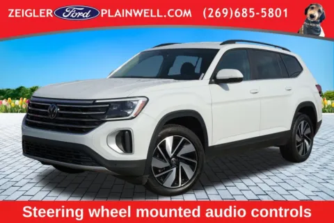 White 2025 Volkswagen Atlas 2.0T SE w/Technology for sale in Plainwell, MI