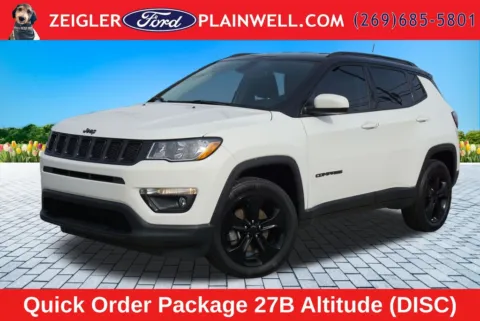 White 2019 Jeep Compass Latitude for sale in Plainwell, MI